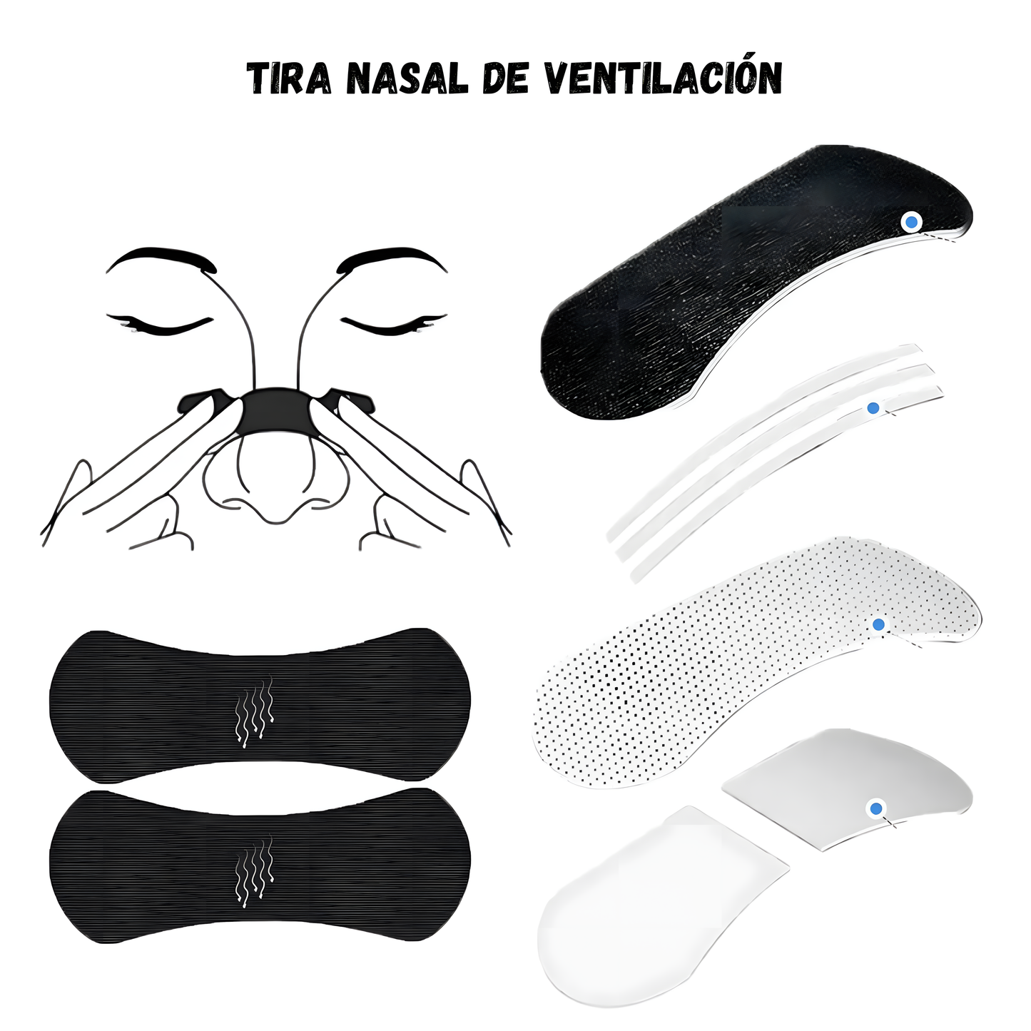 Tiras Nasales Respiratorias